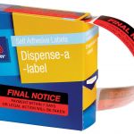 Avery Label Dispenser Dmr1964r3 Final Notice 19x64mm 125 Pack | 61-238315