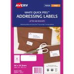 Avery Label J8157-50 Inkjet 33up 50 Sheets 64x24mm | 61-238373