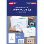 Avery Label J8165-25 Inkjet 8up 25 Sheets 99x67mm | 61-238435