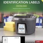Avery Ultra Resistant Id Label L7913 White Laser 99.1x42.3mm 12up 10 Sheets | 61-238444