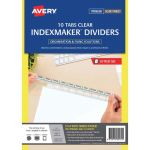 Avery Indexmaker A4 10 Tab White With Easy Apply Label L7455-10 | 61-238884