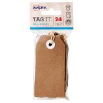 Avery Tag-it Brown Kraft 24 Pack | 61-238920