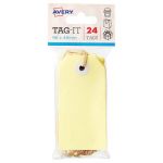 Avery Tag-it Pastel Yellow 24 Pack 48x96mm | 61-238925