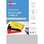 Avery Labels L7264 Storm Grey 32x94 A5 8up 10 Sheets | 61-238979