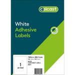 Celcast Labels A4 199.6 X 289.1mm 1up 100 Sheets | 61-239320