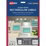 Avery Label L7109 Rectangular White Glossy 18up 10 Sheets 62x42mm | 61-239546
