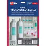 Avery Label Permanent Rectangular L7148 96x51mm 10up 10 Sheets | 61-239561