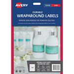 Avery Label L7146 Wrapround White Durable Laser 196x51mm 5up 12 Sheets | 61-239565