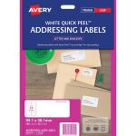 Avery Quick Peel Address Labels L7163 White 99.1x38.1mm 14up 40 Sheets | 61-239567
