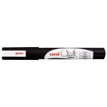 Uni Chalk Marker 0.9-1.3mm Bullet Tip Black Pwe-3ms | 61-249104