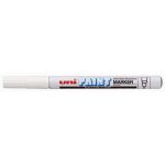 Uni Paint Marker 0.8mm Bullet Tip White Px-203 | 61-249149