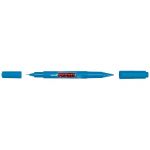 Uni Prockey Marker Dual Tip 0.4/0.9mm Light Blue Pm-120 | 61-249558
