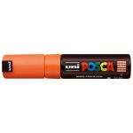 Uni Posca Marker 8.0mm Bold Chisel Orange Pc-8k | 61-249728