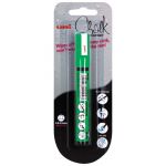 Uni Chalk Marker 1.8-2.5mm Bullet Hangsell Fluoro Green Pwe-5m | 61-249751