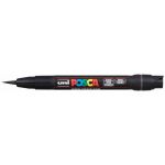 Uni Posca Marker 0.1-10.0mm Brush Tip Black Pcf-350 | 61-250002