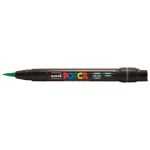Uni Posca Marker 0.1-10.0mm Brush Tip Green Pcf-350 | 61-250010
