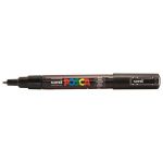 Uni Posca Marker 0.7mm Ultra-fine Round Tip Black Pc-1m | 61-250022