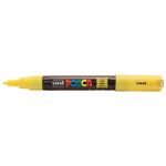 Uni Posca Marker 0.7mm Ultra-fine Round Tip Yellow Pc-1m | 61-250030