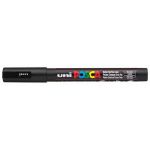 Uni Posca Marker 0.9-1.3mm Fine Black Pc-3m | 61-250032