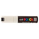 Uni Posca Marker 8.0mm Bold Chisel White Pc-8k | 61-250052