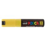 Uni Posca Marker 8.0mm Bold Chisel Yellow Pc-8k | 61-250055