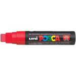 Uni Posca Marker 15.0mm Extra-broad Chisel Red Pc-17k | 61-250064