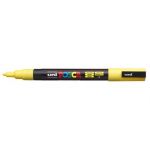 Uni Posca Marker 0.9-1.3mm Fine Bright Yellow Pc-3m | 61-250132