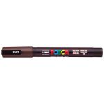 Uni Posca Marker 0.9-1.3mm Fine Dark Brown Pc-3m | 61-250147