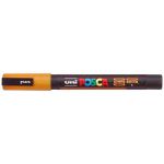 Uni Posca Marker 0.9-1.3mm Fine Glitter Orange Pc-3m | 61-250156