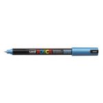 Uni Posca Marker 0.7mm Ultra-fine Pin Tip Met Blue Pc-1mr | 61-250161