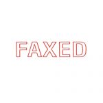 Dixon Stamp 030 Faxed Red Pre Inked | 61-273000