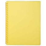 Fm Display Book A4 Yellow Refillable 20 Pocket | 61-278377