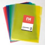 Fm Pocket L Shape Clear A4 Assorted 10 Pack Hangsell | 61-278690