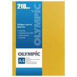 Olympic Card A4 Intensive Yellow 210gsm 12 Sheets | 61-282109