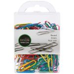 Dixon Paper Clips 31mm Round Coloured Pack 150 | 61-290504