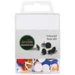 Dixon Drawing Pins Coloured Pack 100 | 61-290516