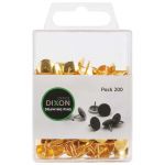 Dixon Drawing Pins Brass No.3 Pack 200 | 61-290517