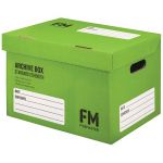 Fm Box Archive Green Standard Strength 384x284x262mm Inside Measure | 61-300037