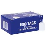 Globe Hardware Tags Strung 24h 37x23mm Box 1000 | 61-333223