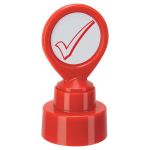 Colop Motivational Stamp Red Tick (pack Of 12) | 61-353104