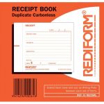 Rediform Book Receipt Small Duplicate 50 Leaf | 61-437337