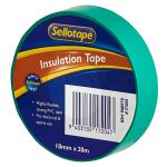 Sellotape 1720g Insulation Green 18mmx20m | 61-908978