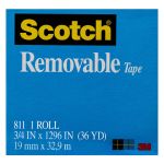 Scotch Removable Magic Tape 811 19mm X 33m | 68-10157