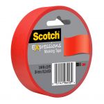 Scotch Expressions Masking Tape 3437-prd-esf 24mm X 18m Red | 68-10197