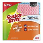 Scotch-brite Antibacterial All Purpose Wipes, Pack Of 12 | 68-10206