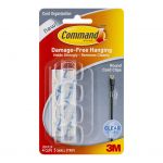 Command Cord Clips 17017clr Clear, Pack Of 4 | 68-10280