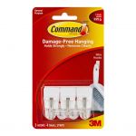 Command Hook 17067 Small White Wire, Pack Of 3 | 68-10329