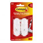 Command Hook 17068 Medium White Wire, Pack Of 2 | 68-10333