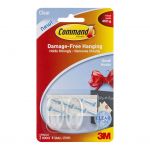 Command Hook 17092clr Small Clear, Pack Of 2 | 68-10338
