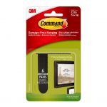 Command Picture Hanging Strips 17204blk Medium Black, Pack Of 6 Sets | 68-10362